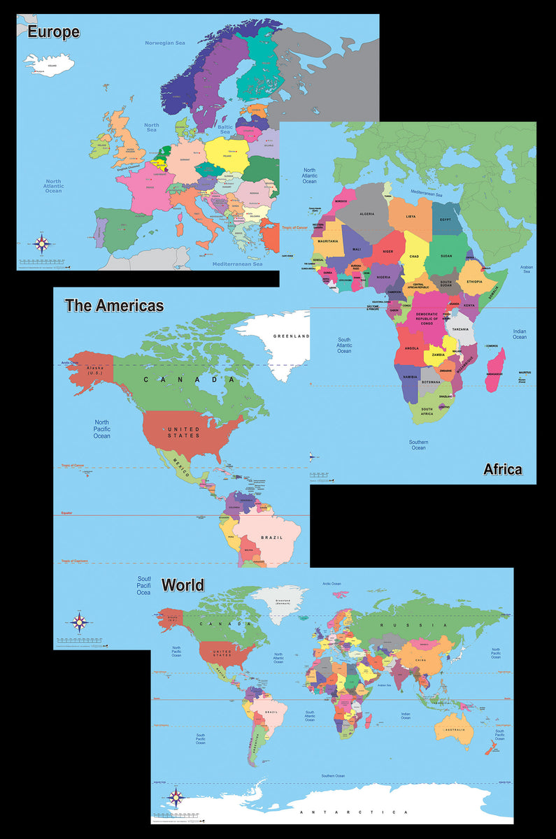 SIMPLE MAP Series - 4 x A1 – Southern Cross Educational