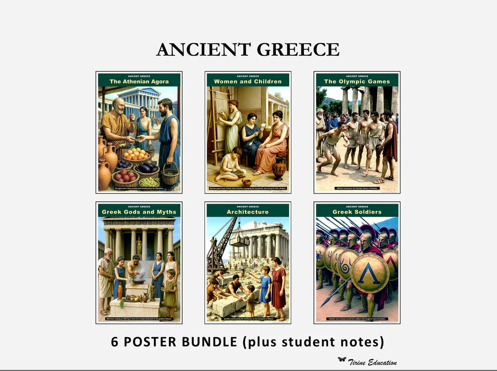 Ancient Greece Display - 6 poster set