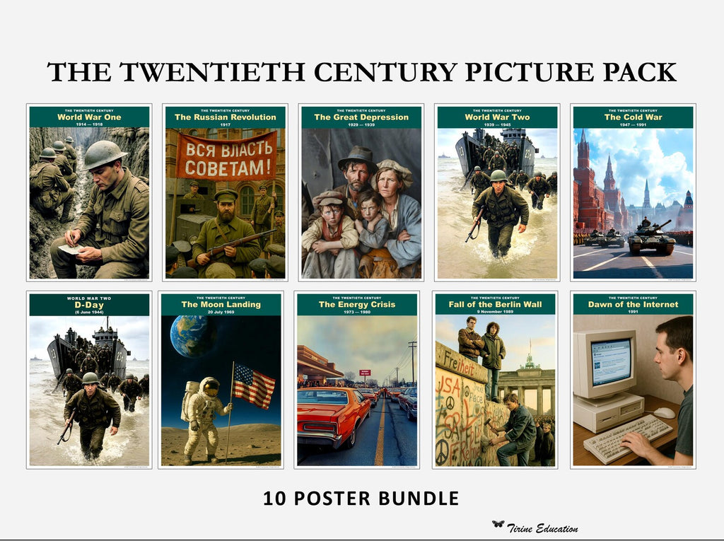 20th Century History Picture Pack - 10 poster set