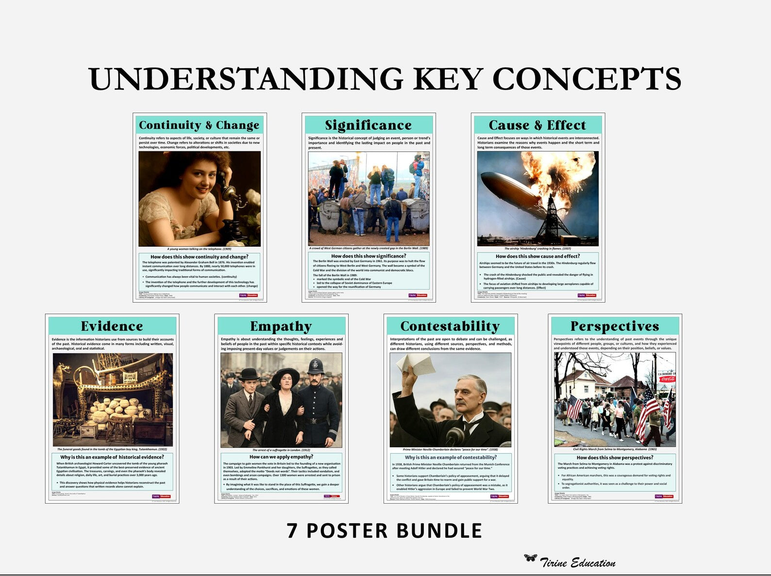 Key Concepts in History - 7 poster set – Southern Cross Educational