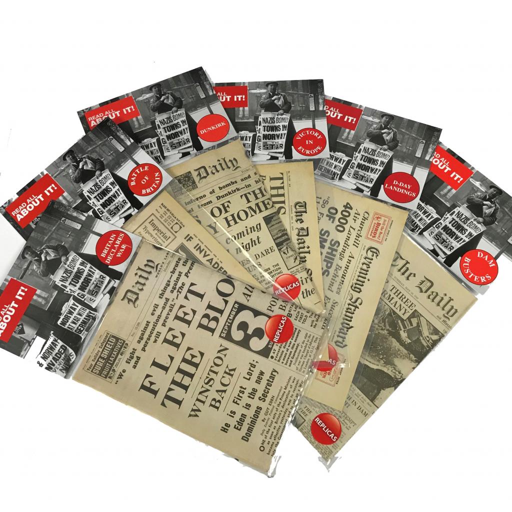 World War 2 WW2 Newspaper Pack