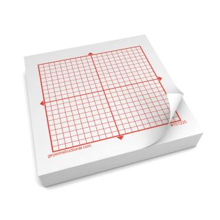 3"x3" (75x75mm) Graphing 3M Post It® Notes - X Y Axis- 20 x 20 square grid