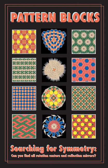 Pattern Blocks - Laminated Poster