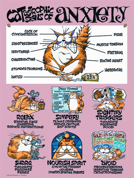 Catastrophic Signs Of Anxiety - Poster