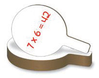 Dry Erase Answer Paddles - mini or regular