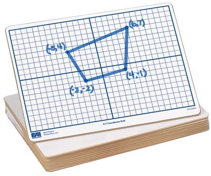Dry Erase 1cm Mats - X-Y axis. Set of 10