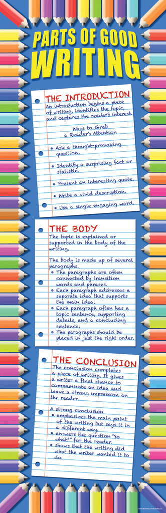 Colossal Poster - Parts of Good Writing