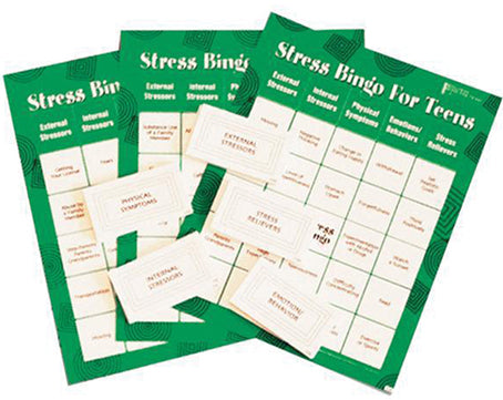 Stress Bingo Game for Teens