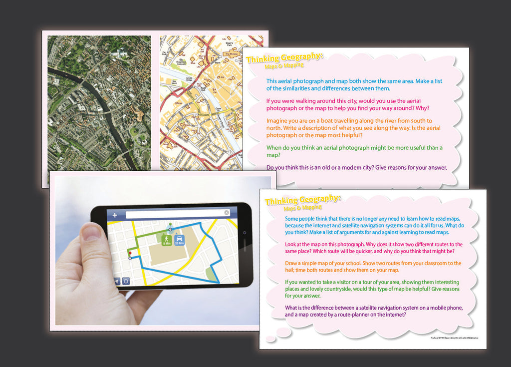Think About Geography - Maps and Mapping Cards