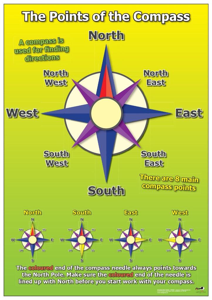 Compass Poster - Size A1