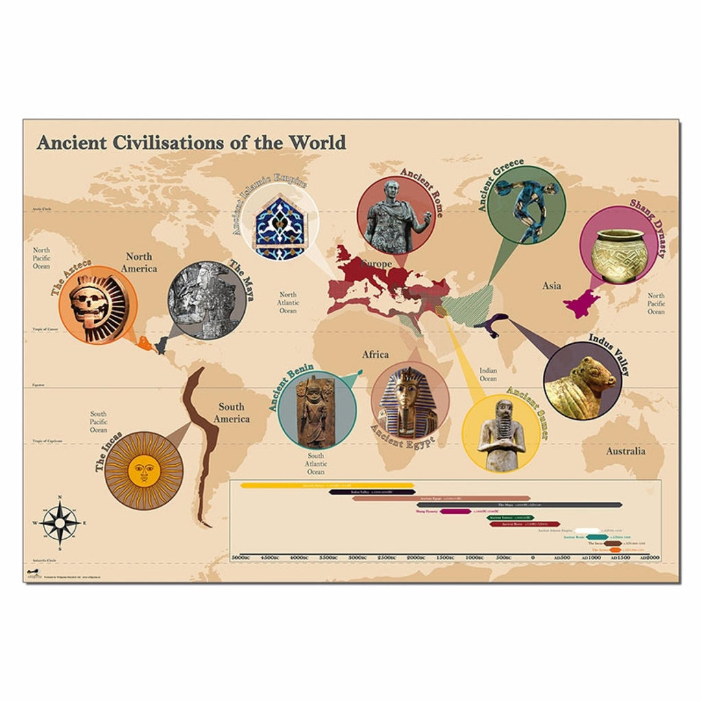 ancient civilisations of the world map